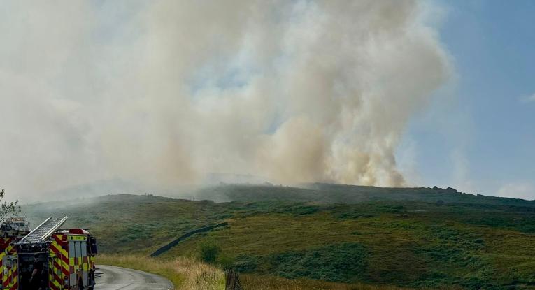 Meltham Moor Fire